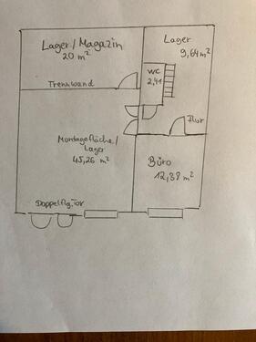 Foto - Yoga-Raum Werkstatt Lager - 1.200,00&nbsp;EUR Kaltmiete, ca.&nbsp; 100,00&nbsp;m&sup2;