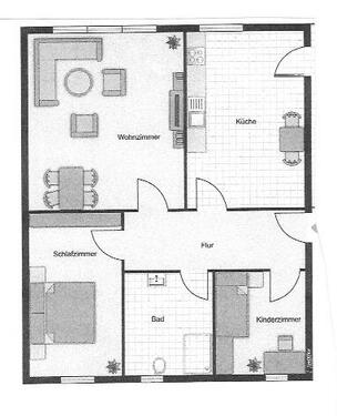 Foto - Altersgerechte 3 Raum Wohnung - 560,00&nbsp;EUR Kaltmiete, ca.&nbsp; 80,00&nbsp;m&sup2;