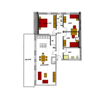 Foto - 4-Zimmerwohnung in Salmtal - 1.170,00 EUR Kaltmiete,