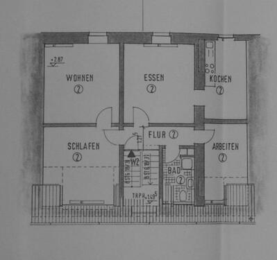 Foto - 4ZKB (75m2) in Völklingen - 650,00 EUR Kaltmiete, ca.  75,00 m²