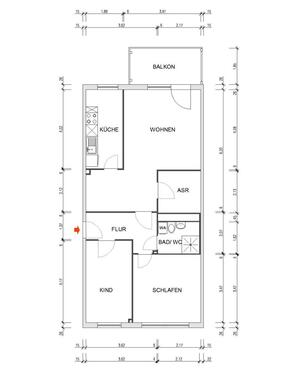 Foto - 2 Zimmer Etagenwohnung in Chemnitz