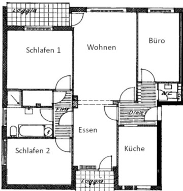 Foto - Etagenwohnung in Lohr am Main