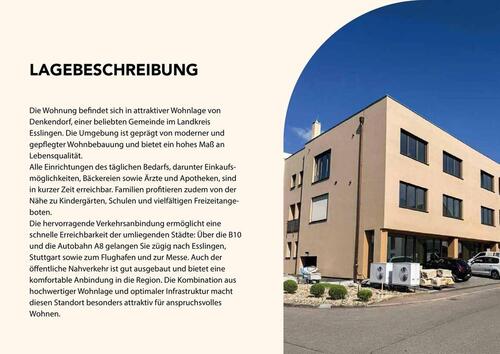 Foto - 3 Zimmer Etagenwohnung zur Miete in Denkendorf