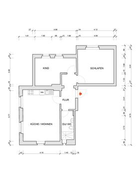 Foto - 3 Zimmer Etagenwohnung zur Miete in Chemnitz