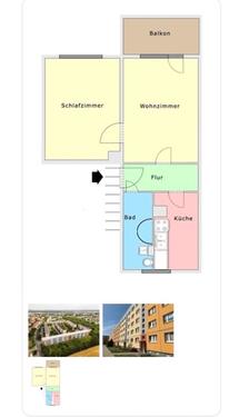 Foto - 2 Zimmer Etagenwohnung zur Miete in Grimma