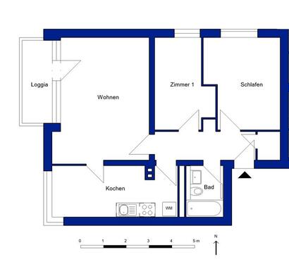 Foto - Etagenwohnung in Wolfsburg zur Miete
