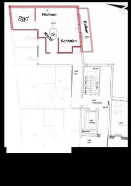 Foto - geräumige 1-Raum-Wohnung mit Balkon im Zentrum von Stralsund