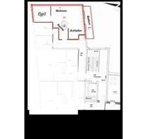 geräumige 1-Raum-Wohnung mit Balkon im Zentrum von Stralsund