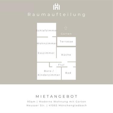 Foto - 4 Zimmer Erdgeschoßwohnung zur Miete in Mönchengladbach