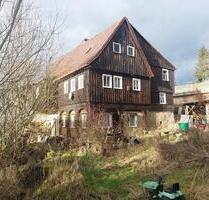 Umgebindehaus in Hinterhermsdorf (Sebnitz) ehemalige Mühle