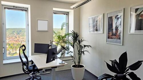 Foto - Attraktives Einzelbüro im JenTower – All-in-Miete (möbliert oder unmöbliert) - All-in-Miete