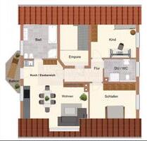 Schöne 3-Zimmer-Obergeschosswohnung in Top Lage von Hachenburg