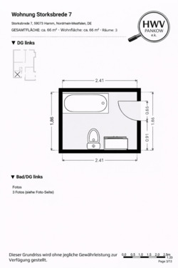 Foto - 3 Zimmer Dachgeschoßwohnung in Hamm