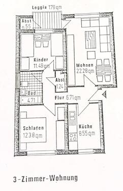 Foto - Erstbezug n. Sanierung: 3-Zi.-Wohnung mit Balkon in Bad Segeberg