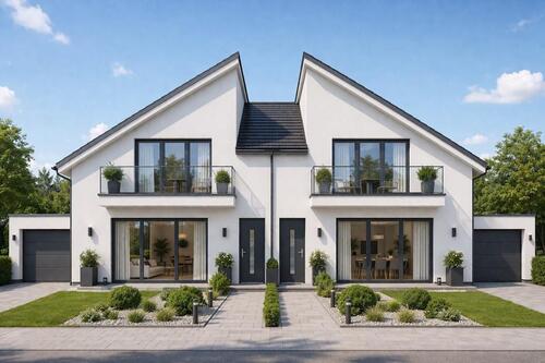 Foto - Neubau Doppelhaushälfte in Augustfehn