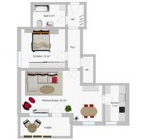 Wohnen mit Aussicht! Schöne, helle 2,5 Zimmer Wohnung mit Balkon - Vilsbiburg