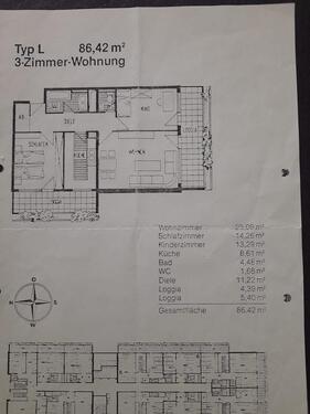 Foto - 3 Zimmer Wohnung mit 86qm im Schwabencenter