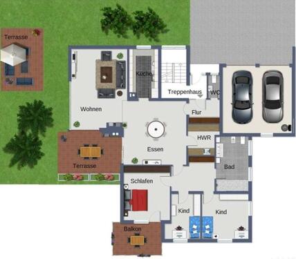 Foto - 5 Zimmer Erdgeschoßwohnung zur Miete in Öpfingen