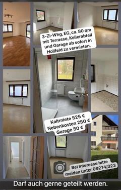 Foto - 3 Zimmer Wohnung, Erdgeschoss, ca. 80 qm in Hollfeld