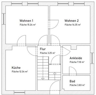 Foto - Haus zur Vermietung für Familie oder WG 