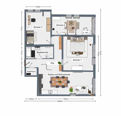 Foto - Hochparterre in Gersthofen zum Kaufen