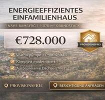 Provisionsfrei EFH | n.Bamberg| PV & Wärmepumpe | DG+ KG | 1070qm - Breitengüßbach