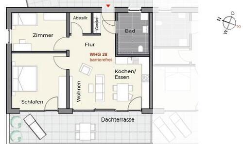 Foto - 3 Zimmer Etagenwohnung zur Miete in Markdorf