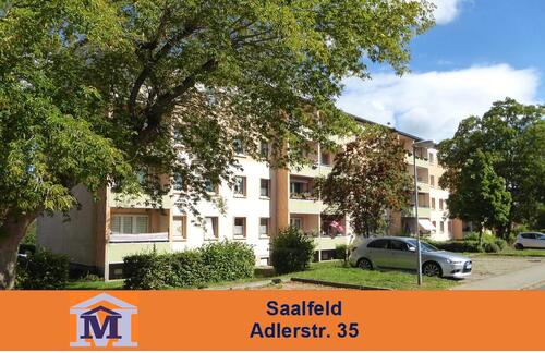 Foto - helle lichtdurchflutete 4-Raum-Wohhnung mit Balkon und Stellplatz
