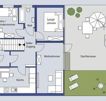 Helle Erdgeschosswohnung mit Garage, Keller, Garten und Terrasse - Eutin