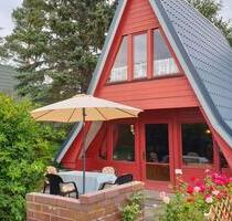 Ganzes Ferienhaus mit Garten: Unsere Finnhütte in Quedlinburg