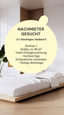 Foto - 1 Zimmer Wohnung in Denzlingen - 700,00 EUR Kaltmiete, ca.  30,00 m²