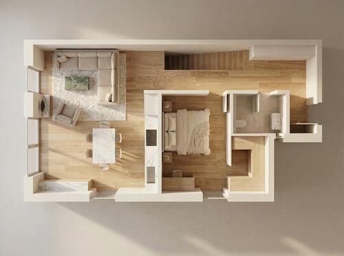 Foto - 3 Zimmer Erdgeschoßwohnung in Neu-Isenburg