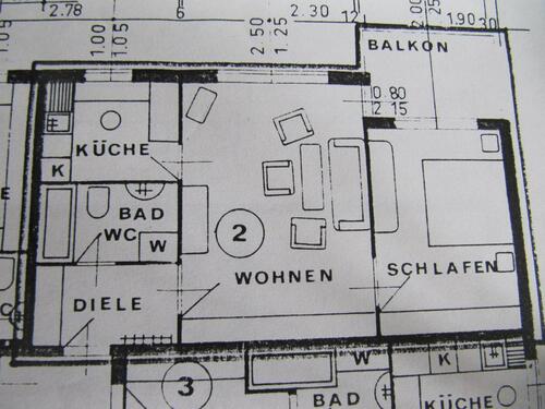 Foto - 2 Zi. ETW Donaueschingen - 150.000,00&nbsp;EUR Kaufpreis, ca.&nbsp; 54,00&nbsp;m&sup2;