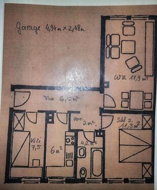 Foto - 3 Zimmer Wohnung zu vermieten - 865,00&nbsp;EUR Kaltmiete, ca.&nbsp; 55,00&nbsp;m&sup2;