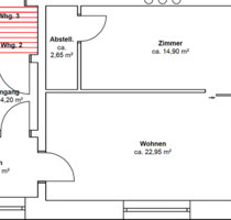 2-Zim-Wohnung 60 m² mit Terrasse – komplett renoviert - Waldmünchen