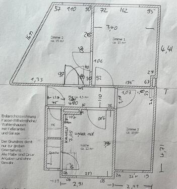 Foto - 2.5 Zimmer Erdgeschoßwohnung zur Miete in Kassel