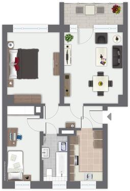 Foto - 3 Zimmer Erdgeschoßwohnung in Chemnitz