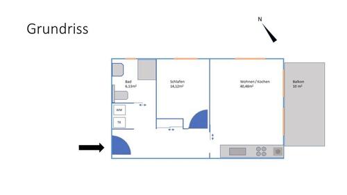 Foto - 2 Zimmer Etagenwohnung zur Miete in Hemmoor