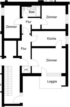 Foto - 3 Zimmer Erdgeschoßwohnung zur Miete in Osnabrück