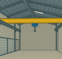 250 qm Teilbereich in beheizter Lagerhalle mit Lastenkran - Auerbach in der Oberpfalz