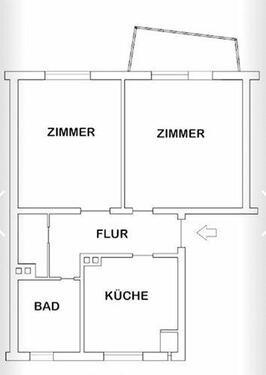 Foto - 2 Zimmer Etagenwohnung zur Miete in Braunschweig