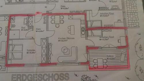 Foto - 3 Zimmer Erdgeschoßwohnung zur Miete in Saarlouis