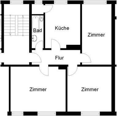 Foto - Etagenwohnung zur Miete in Osnabrück
