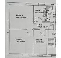 Frisch gestrichene 3 Zimmer, Küche und Bad mit Fenster Wohnung - Kassel Bettenhausen