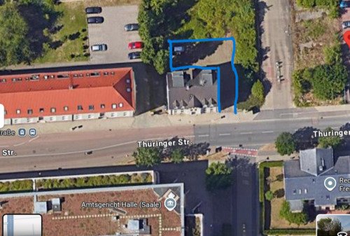 Foto - Privater Parkplatz Stellplatz in der Thüringer Straße (Halle)