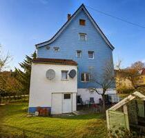 Privatverkauf Zweifamilienhaus mit Garten Garage und Büro - Ichenhausen
