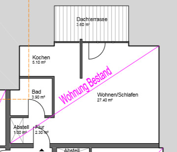 Foto - 1 Zimmer Dachgeschoßwohnung zur Miete in Freren