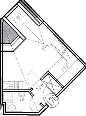 Foto - 2 Zimmer Dachgeschoßwohnung zur Miete in Lübeck