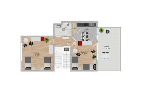 Foto - Unterkunft Boardinghouse Halverde Apartment OG