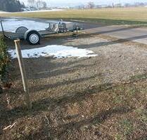 Sicherer, gekiester Stellplatz Parkplatz Hänger WoMo Allgäu A7 - Kempten (Allgäu) Auf der Halde